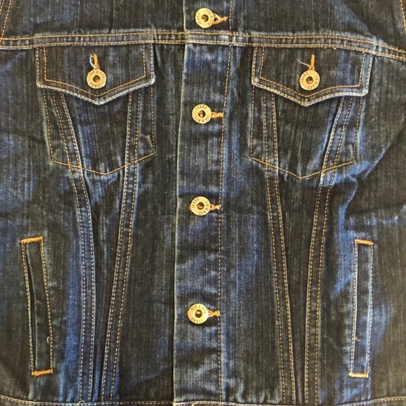 Tie & Dye Button Up Jean Jacket Small - Picture 8 of 8